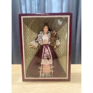 Vintage 1999 Victorian Barbie with Cedric Bear Collector Edition No. 25526
